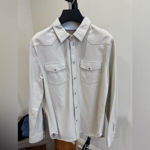 White IRO “Shacket” - 100% Lambskin Leather - Never Worn